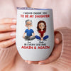 Custom Wine Tumbler - Personalized Birthday Gifts For Dad, Daughter - I’d Choose You Every Lifetime