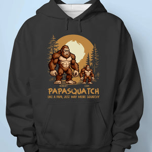 Sasquatch By Nature, Grandpa By Heart - Family Personalized Custom Unisex T-shirt, Premium T-shirt, Hoodie - Father's Day, Gift For Dad, Grandpa