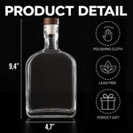 Custom Whiskey Bottle - Personalized Birthday Gifts For Dad, Son - Bond Stronger Than Whiskey