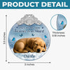 Custom Photo Glass Ornament - Personalized Pet Christmas Memorial Sympathy Gifts For Dogs, Cats - Loyal Friend Loved Beyond Time