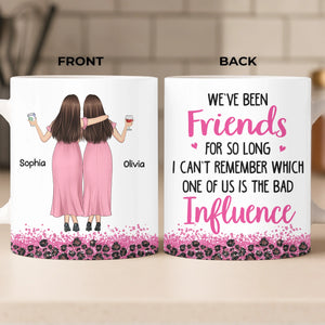 Custom Mug - Personalized Best Friend Christmas Birthday Gifts For Women, Besties, Sisters, BFF - Life Is Better With Besties