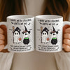 Custom Mug - Personalized Halloween Birthday Gifts For Women, Besties, Sisters, BFF - Spooky Nights With My Bestie