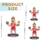 Custom Photo Acrylic Ornament - Personalized Christmas Birthday Sport Gifts For Sports Lovers - Basket Full Of Christmas Cheer