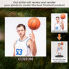 Custom Photo Acrylic Ornament - Personalized Christmas Birthday Sport Gifts For Sports Lovers - Dunking All The Way