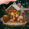 Custom Wood Ornament - Personalized Christmas Birthday Gifts For Women, Men - Life Feels Softer With Sheep