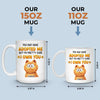 Custom Mug - Personalized Birthday Gifts For Cat Lovers, Cat Mom And Dad - Owned By My Cat