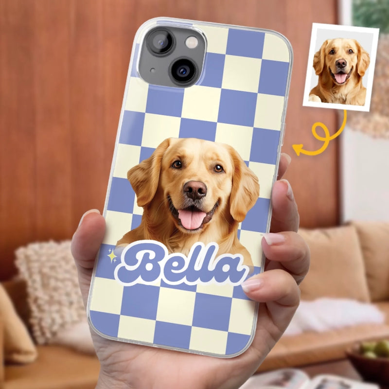 Custom Photo Clear Phone Case - Personalized  Birthday Gifts For Dog Cat Lovers, Dog Dad And Mom, Cat Owners - Puppy Love On Repeat