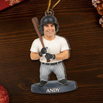 Custom Photo Acrylic Ornament - Personalized Christmas Birthday Sport Gifts For Sports Lovers - Life’s Better In A Ballpark