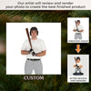 Custom Photo Acrylic Ornament - Personalized Christmas Birthday Sport Gifts For Sports Lovers - Life’s Better In A Ballpark