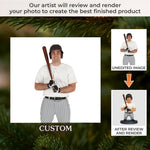 Custom Photo Acrylic Ornament - Personalized Christmas Birthday Sport Gifts For Sports Lovers - Life’s Better In A Ballpark