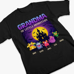 Custom Unisex T-shirt, Premium T-shirt, Hoodie - Personalized Halloween Birthday Gifts For Mom, Grandma - Spooky Smiles In Every Corner