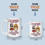 Custom Mug - Personalized Birthday Gifts For Dad, Daughter - Like Father Like Daughter