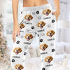 Custom Photo Pajama Pants - Personalized  Christmas Birthday Gifts For Dog Cat Lovers, Dog Dad And Mom, Cat Owners - Cozy Nights, Puppy Vibes