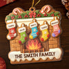 Custom Acrylic Ornament - Personalized Christmas Birthday Gifts For Mom, Dad, Kids - Our Family’s Christmas Magic