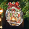 Custom Acrylic Ornament - Personalized Christmas Birthday Gifts For Mom, Dad, Kids - Family Love, Christmas Joy