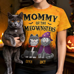Custom Unisex T-shirt - Personalized Halloween Costume  Birthday Gifts For Cat Lovers, Cat Mom And Dad - When Halloween Costume Meets Cattitude