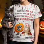 Custom Unisex T-shirt - Personalized Halloween Costume  Birthday Gifts For Cat Lovers, Cat Mom And Dad - Purranormal Activity