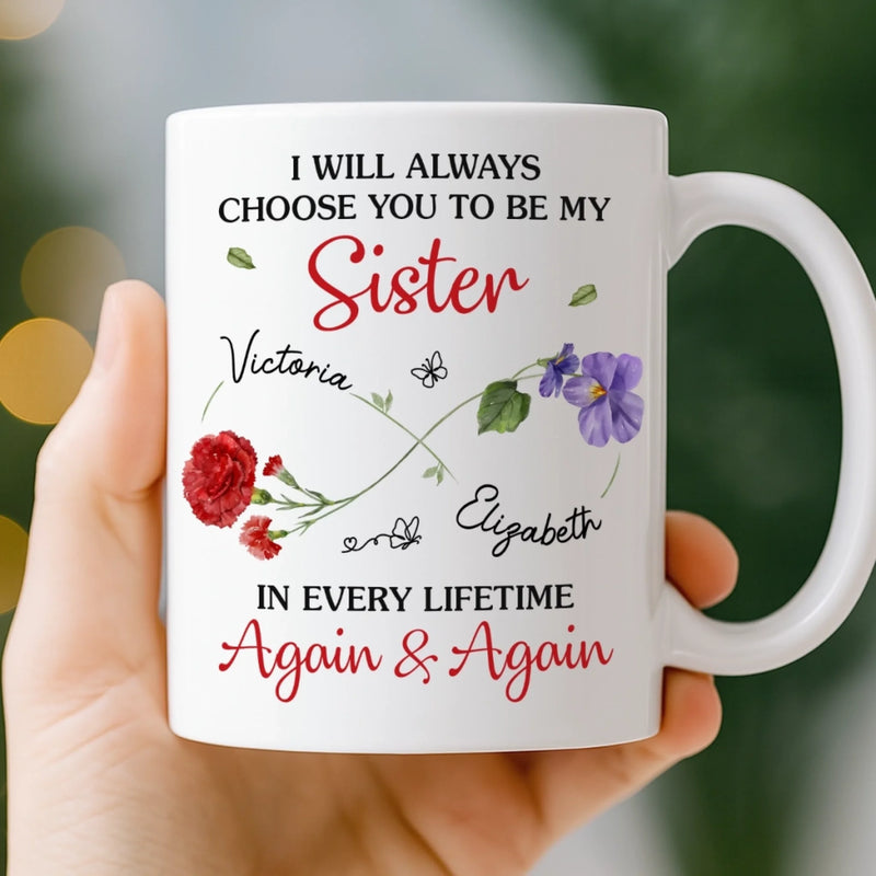 Custom Mug - Personalized Best Friend Birthday Gifts For Women, Besties, Sisters, BFF - Life’s Better With You