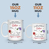 Custom Mug - Personalized Best Friend Birthday Gifts For Women, Besties, Sisters, BFF - Life’s Better With You