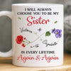 Custom Mug - Personalized Best Friend Birthday Gifts For Women, Besties, Sisters, BFF - Life’s Better With You