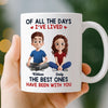 Custom Mug - Personalized Anniversary Wedding Gifts For Husband And Wife, Him And Her - Together Is My Favorite Place