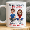 Custom Mug - Personalized Anniversary Wedding Gifts For Husband And Wife, Him And Her - Together Is My Favorite Place