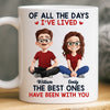 Custom Mug - Personalized Anniversary Wedding Gifts For Husband And Wife, Him And Her - Together Is My Favorite Place