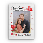 Custom Photo Vertical Rectangle Shaped Building Brick Blocks - Personalized Anniversary Wedding Gifts For Husband And Wife, Him And Her - Together Forever