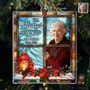 Custom Photo Acrylic Ornament - Personalized Christmas Memorial Sympathy Gifts For Loss Of Mom, Dad - Love Lives Beyond The Goodbye