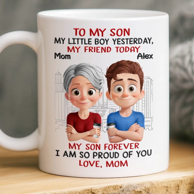 Custom Mug - Personalized Birthday Gifts For Mom, Son - My Choice, My Child, My Love