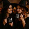 Custom 12oz Ceramic Cauldron Coffee Mug - Personalized Halloween Witchy Gifts For Besties, Sisters, BFF, Family, Yourself - Midnight Sorcery