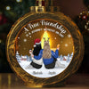 Custom Candlelight Lantern Ornament -  Personalized Best Friend Christmas Birthday Gifts For Women, Besties, Sisters, BFF - Together We Shine As Besties