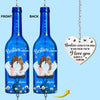 Custom Wine Bottle Wind Chime - Personalized Best Friend Birthday Gifts For Women, Besties, Sisters, BFF - Every Breeze Sings Our Story