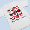 Custom Football Cheer Mom T-shirt, Hoodie - Personalized Birthday Football Gifts For American Football Players, Cheerleader, Football Lovers, Football Mom, Football Grandparent, - American Football Coquette Bow Team