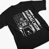 Custom Senior Football Mom T-shirt, Hoodie - Personalized Birthday Football Gifts For Mom, Football Lovers, NFL Fans, Sport Lovers - Football Mama With Flag