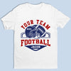 Custom Football Team T-shirt, Hoodie - Personalized Birthday Football Gifts For American Football Players, Football Lovers, NFL Fans, - American Football Helmet & Ball