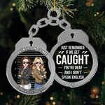Custom Acrylic Ornament - Personalized Best Friend Christmas Birthday Gifts For Women, Besties, Sisters, BFF - Our Friendship Our Christmas Gift