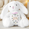 Custom Easter Bunny Plush - Personalized Best Friend Christmas Birthday Gifts For Women, Besties, Sisters, BFF - You Make My Heart Hop