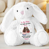 Custom Easter Bunny Plush - Personalized Best Friend Christmas Birthday Gifts For Women, Besties, Sisters, BFF - Love Wrapped In Softness