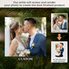 Custom Photo Acrylic Ornament - Personalized Engaged Anniversary Christmas Wedding Gifts For Husband And Wife, Him And Her - Constellations Aligned For Us