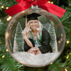 Custom Photo 3D Acrylic Ball Ornament - Personalized Christmas Graduation Gifts For Him, Her - Sleighing Graduation Day