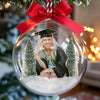 Custom Photo 3D Acrylic Ball Ornament - Personalized Christmas Graduation Gifts For Him, Her - Sleighing Graduation Day