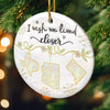 Custom Long Distance Ceramic Ornament - Personalized Best Friend Christmas Birthday Gifts For Women, Besties, Sisters, BFF - Bestie You Are My Gift
