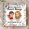 Custom Full-Print Jewelry Dish - Personalized Best Friend Birthday Gifts For Women, Besties, Sisters, BFF  - Bestie Chaos Brings Endless Laughs