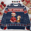 Custom Unisex Ugly Sweatshirt - Personalized  Christmas Birthday Gifts For Cat Lovers, Cat Mom And Dad - Purrfectly Loved