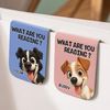 Custom Leather Magnetic Bookmark - Personalized  Bookish Gifts For Book Lovers, Bookworms, Dog Cat Lovers, Dog Dad And Mom, Cat Owners - Stay Pawsitive, Keep Reading