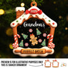 Custom 3 Layers Shaker Ornament - Personalized Christmas Birthday Gifts For Mom, Grandma - Shaken With Love Wrapped In Joy