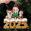 Custom Acrylic Ornament - Personalized Christmas Birthday Gifts For Dog Cat Lovers, Dog Dad And Mom, Cat Owners - Cold Nose Warm Hearts