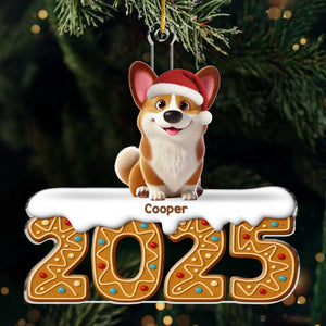 Custom Acrylic Ornament - Personalized Christmas Birthday Gifts For Dog Cat Lovers, Dog Dad And Mom, Cat Owners - Pets Fill Life With Joy