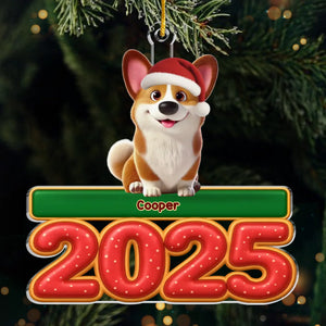 Custom Acrylic Ornament - Personalized Christmas Birthday Gifts For Dog Cat Lovers, Dog Dad And Mom, Cat Owners - Fur Baby Full Heart